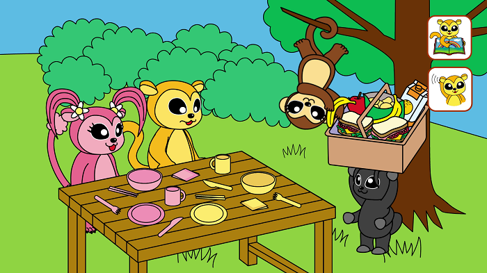 Go on a picnic with Kinka and Pinka! キンカとピンカと一緒にピクニックに行きましょう！