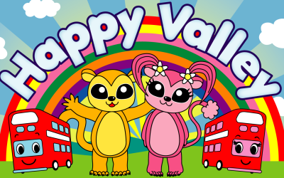 Toys, sea animals, I forgot my fork! – Happy Valley Unit 3 fun! ユニット3はおもちゃ、海の生き物、食器で学ぼう！